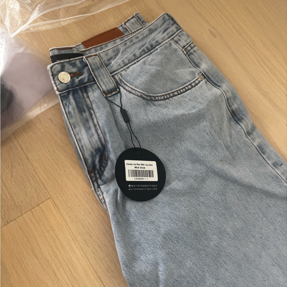 White Fox Light Blue Denim Jeans